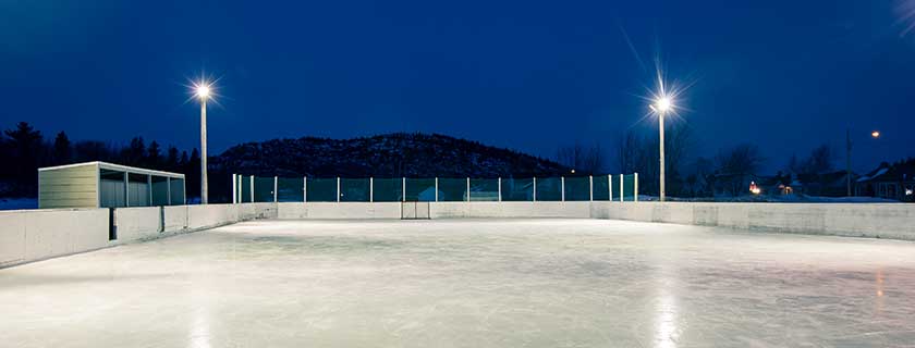 Patinoire extérieure